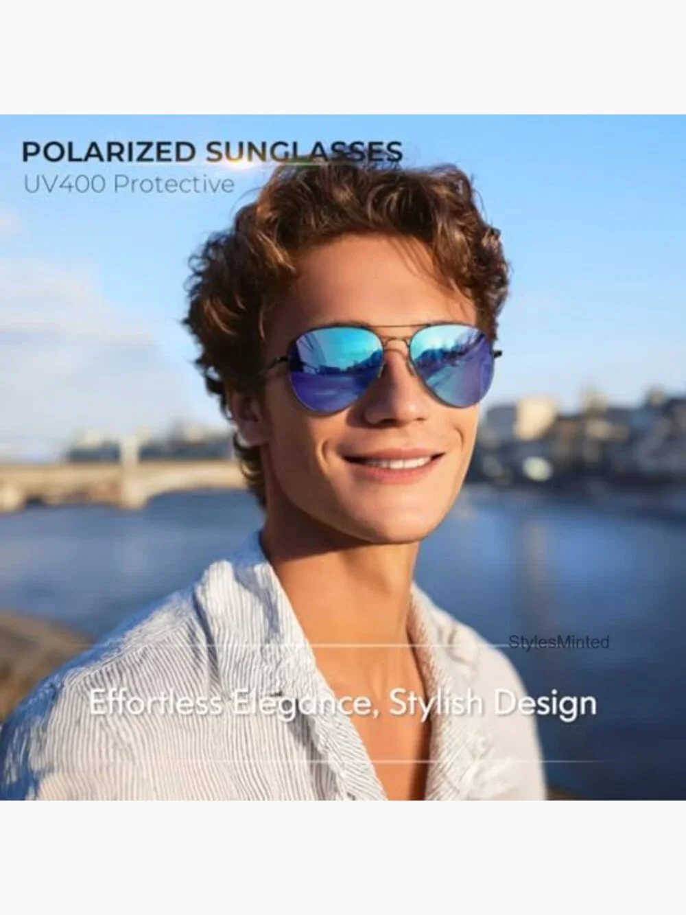 Unisex Polarized Pilot Sunglasses UV Protection Lightweight